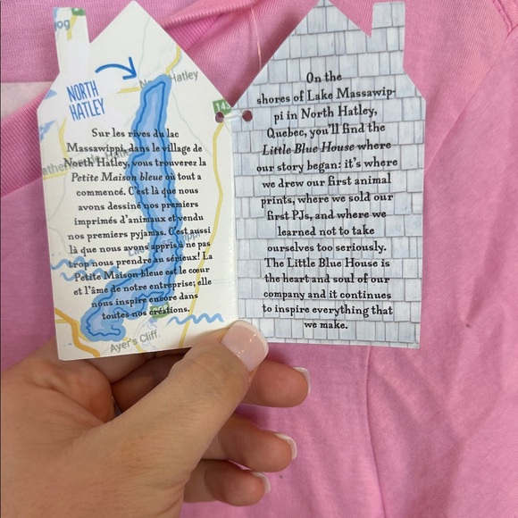 Little Blue House Pink “Bearly Sleeping” Women’s Graphic Tee - Picture 4 of 8